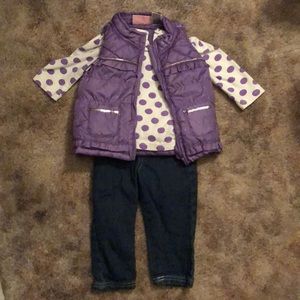 Super cute 3-piece vest outfit